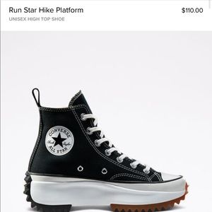 Converse Run Star Hike Platform
